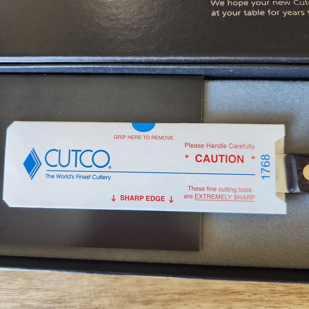 Cutco Spreader with Dark Brown Triple-Rivet Handle and Silver Blade - Picture 5 of 5